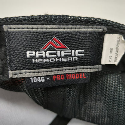 Pacific Headwear Trucker Hat Black One Size Herman Goldner Co Inc Mesh Snapback