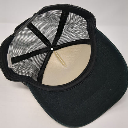 Boise OG Snapback Mesh Back Trucker Hat Black One Size Adjustable