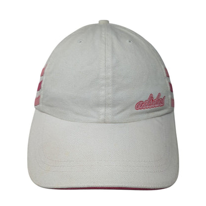 Adidas Climalite Strapback Hat White One Size Adjustable Embroidered Cotton