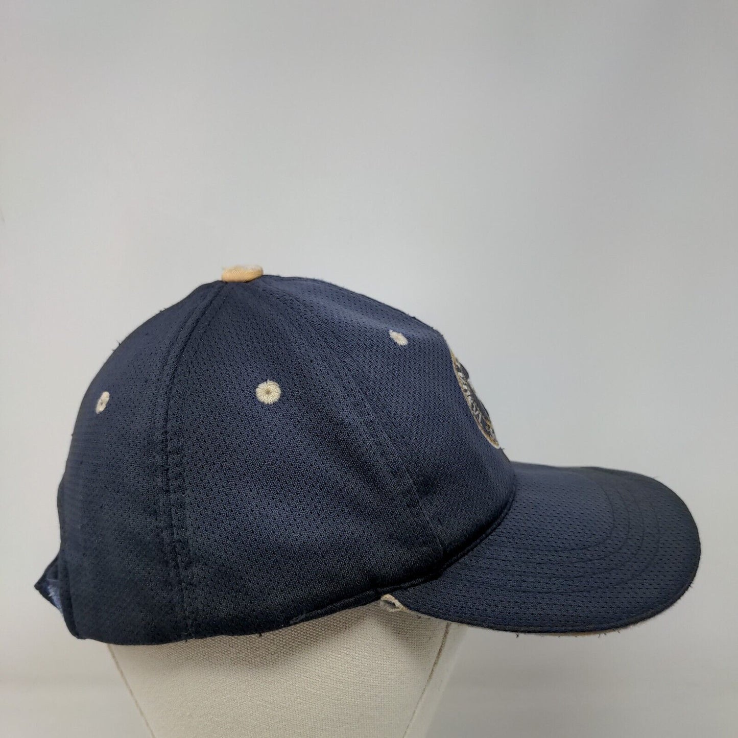 Tampa Yacht And CC Strapback Hat Blue One Size Embroidered Town Talk