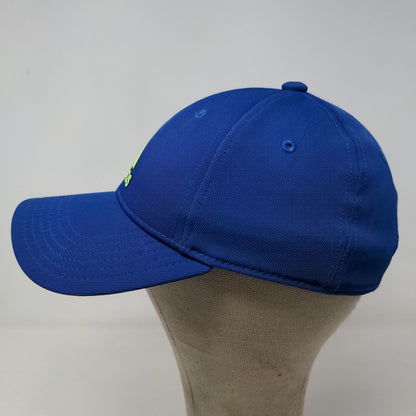 Adidas Men's Strapback Hat Blue 3D Spell Out Logo PolyCotton Blend