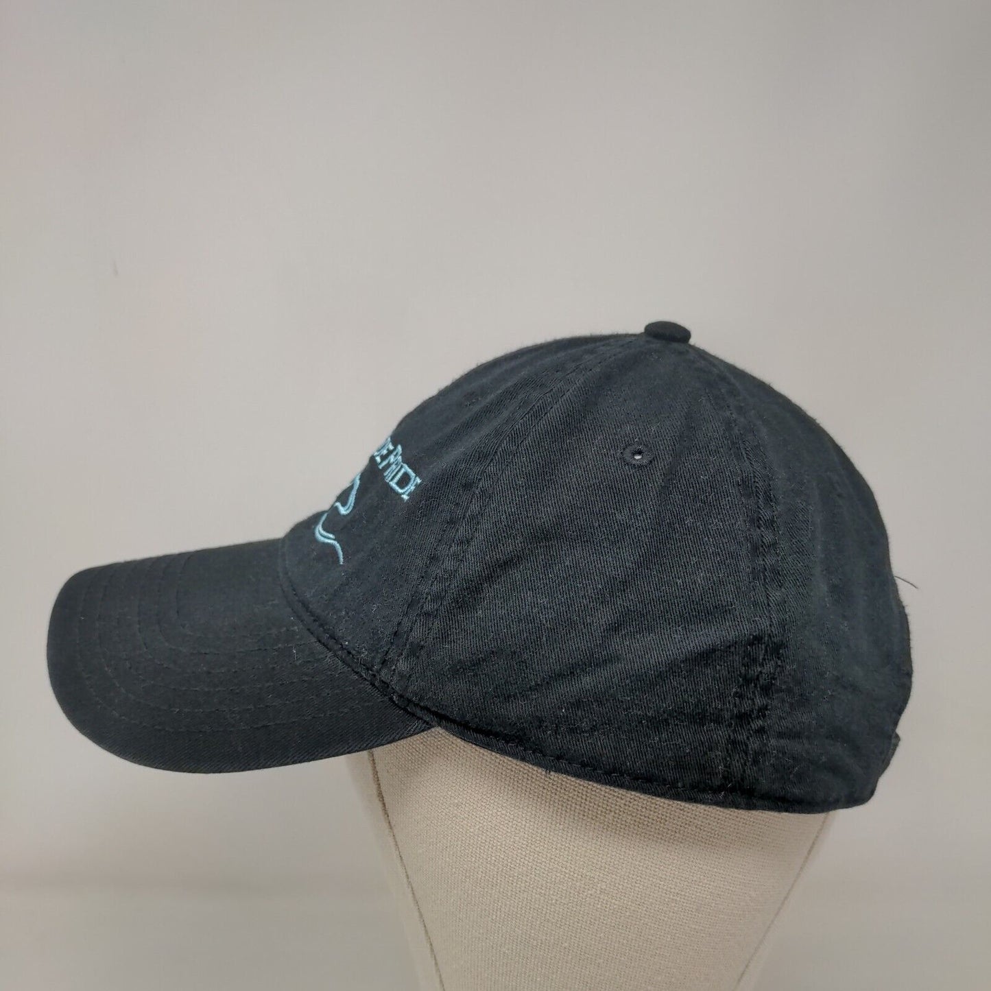 Silver Stride Pride Uproar Slideback Hat Black OSFM Adjustable Embroidered Otto