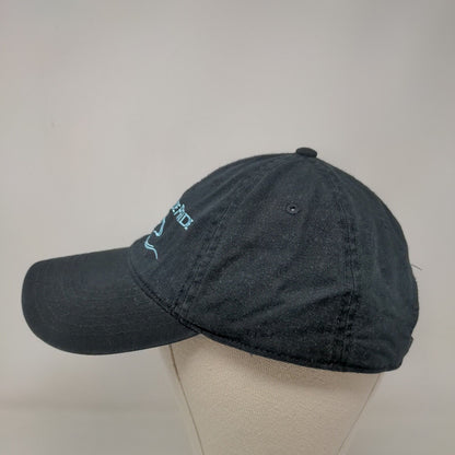 Silver Stride Pride Uproar Slideback Hat Black OSFM Adjustable Embroidered Otto