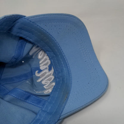 Unbranded Men's Slideback Hat Blue Adjustable Embroidered New York Logo Cotton