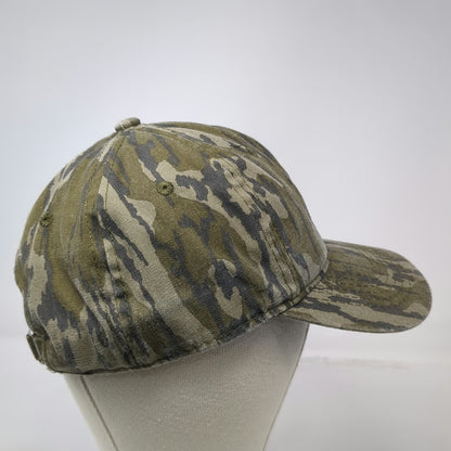 Ducks Unlimited Baseball Cap Green One Size Camo Duck Head Slideback hat