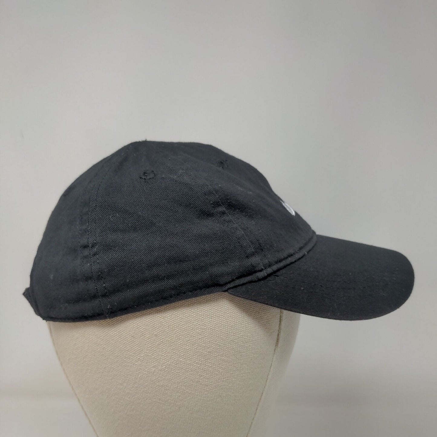 Nike Boy's Strapback Hat Black Embroidered Swoosh Logo 100% Cotton