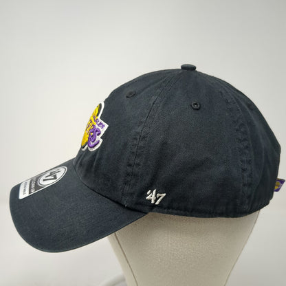 Los Angeles Lakers NBA '47 Cap Black Purple Yellow One Size Slideback Logo Hat