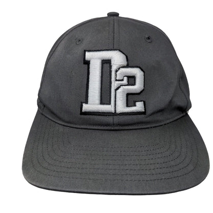 D2 Snapback Hat Gray M/L Embroidered Pro 212 Adjustable Richardson