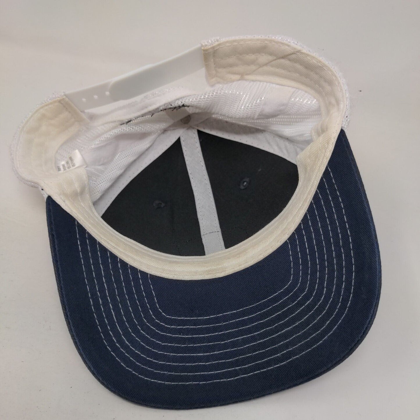 Blue Origin Snapback Trucker Hat Blue One Size Adjustable Patch Mesh Back