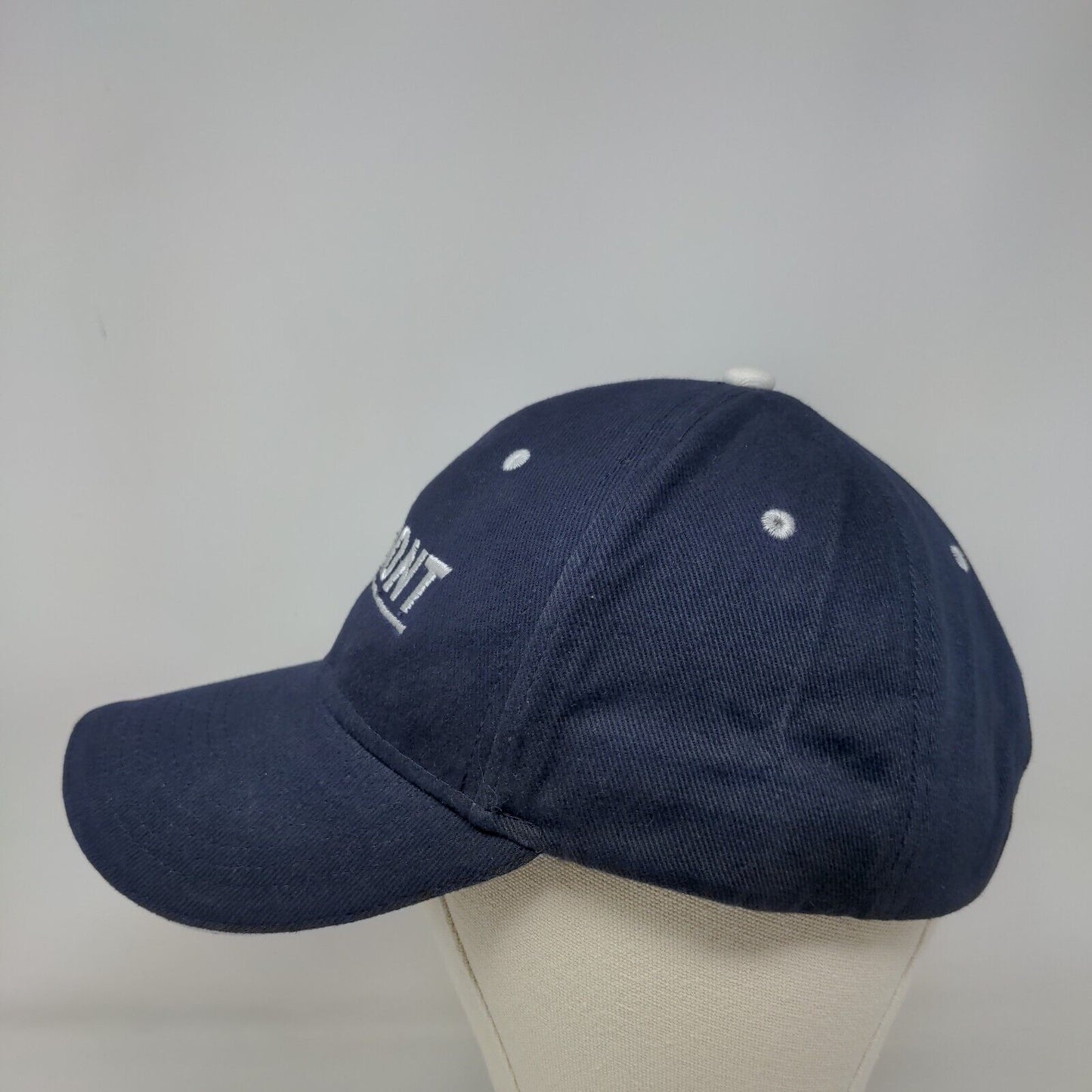 Dumont Strapback Hat Blue OSFM Embroidered 6 Panel Otto Collection