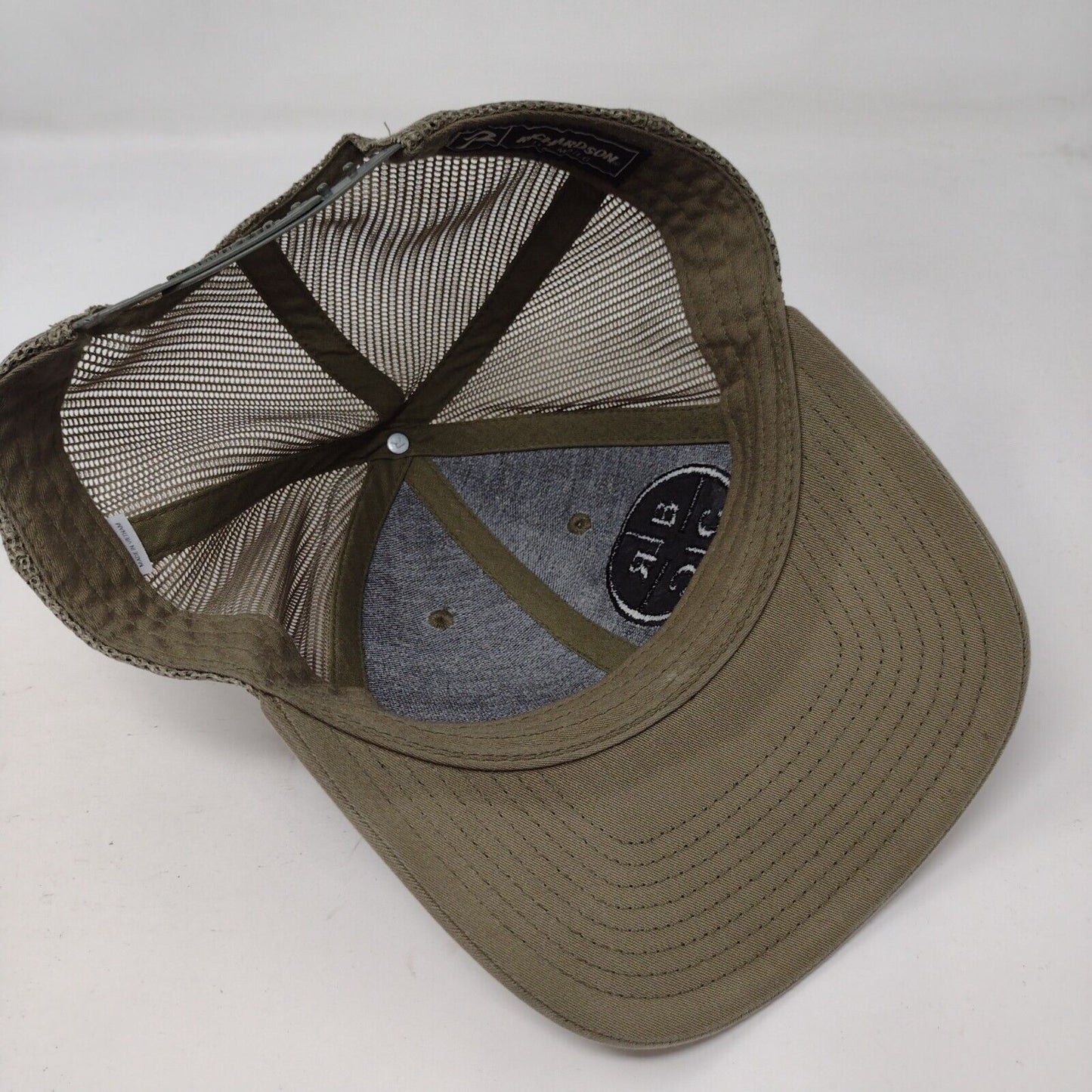 BRCC Snapback Mesh Back Trucker Hat Multi M/L Embroidered Richardson