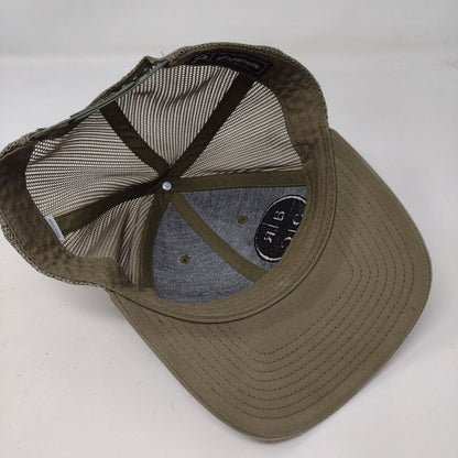 BRCC Snapback Mesh Back Trucker Hat Multi M/L Embroidered Richardson