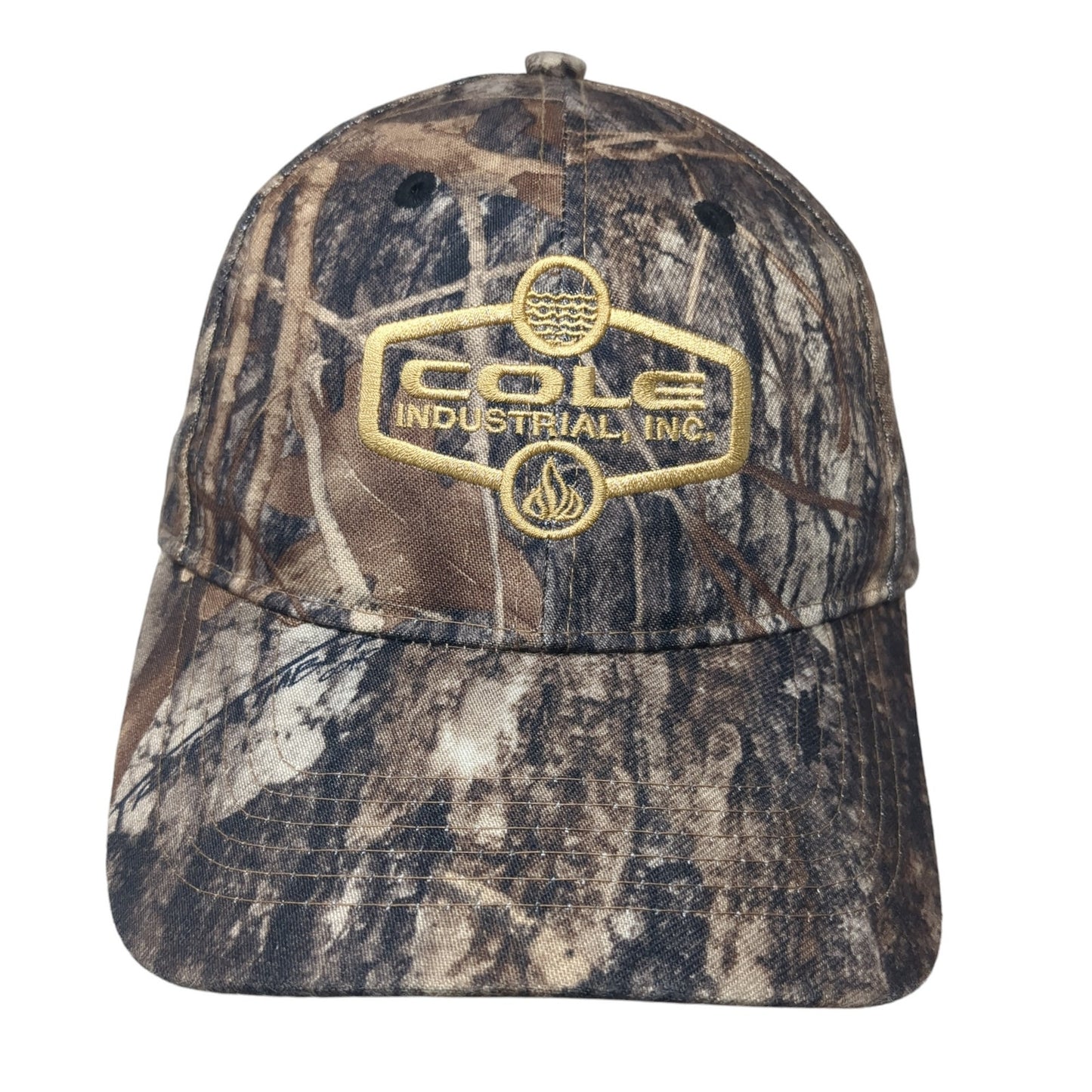 Cole Industrial Inc Strapback Baseball Cap Multicolor OS Camo Pacific Headwear