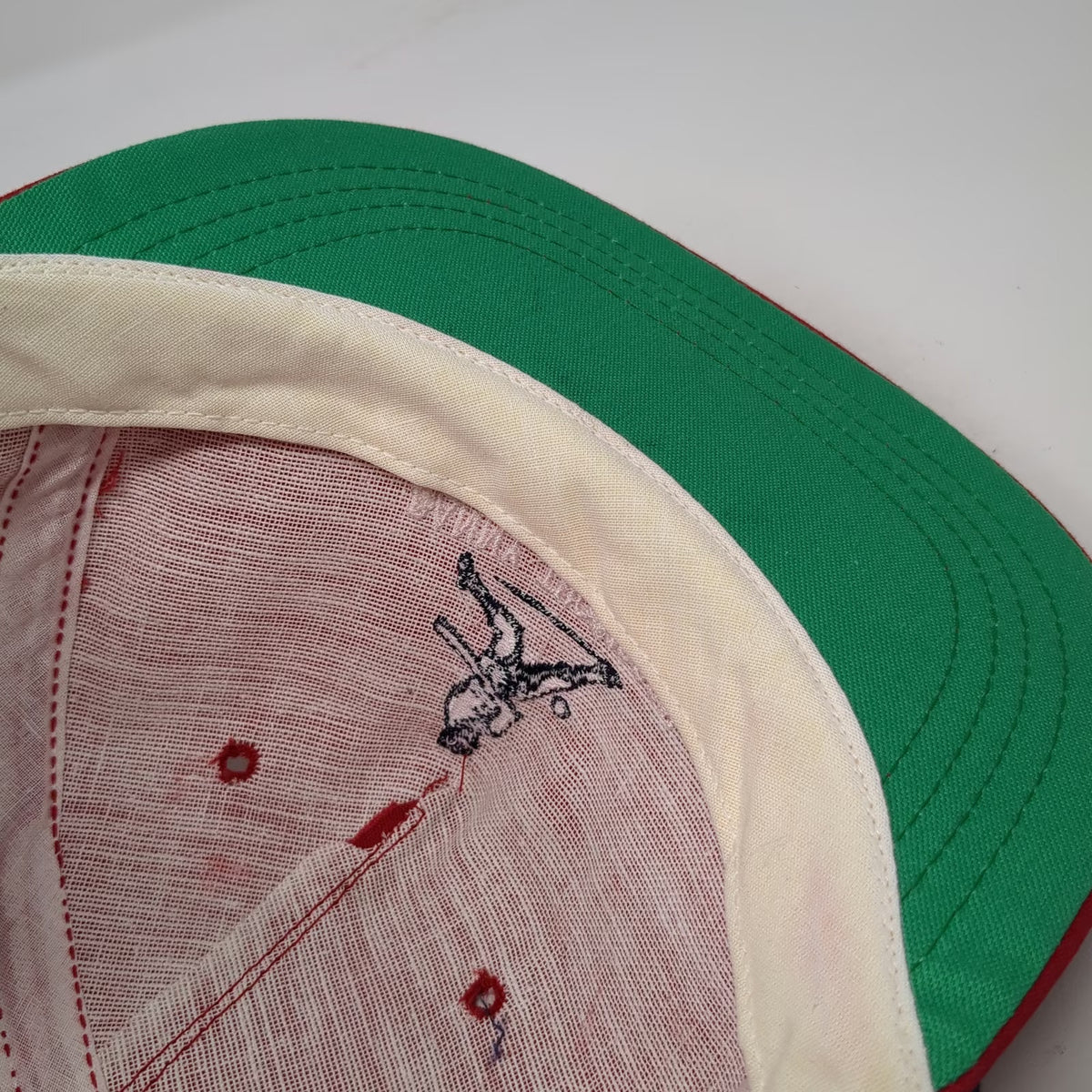 Cali-Fame 5 Panel Red Hat One Size Danny Thompson Memorial Baseball Rope Cap