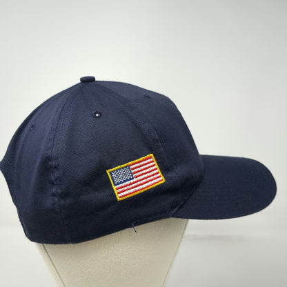Snapback Blue One Size JFK Memorial Hyannis MA American Flag Made in USA Hat