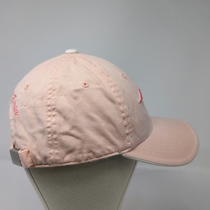New England Patriots NFL Pink One Size Cap Embroidered Script Back Strapback Hat