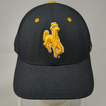 Wyoming Cowboys NCAA Zephyr Baseball Cap Black 7 5/8 Bronco Logo Wool Blend Hat