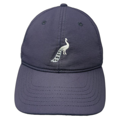 TaylorMade Baseball Cap Blue One Size Peacock Embroidered Strapback Hat