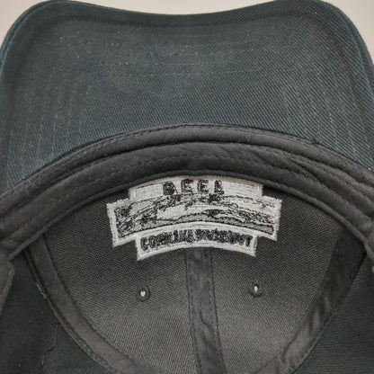 Otto Baseball Cap Black OSFM Country Natural Beef Whole Foods Cotton Hat Logo