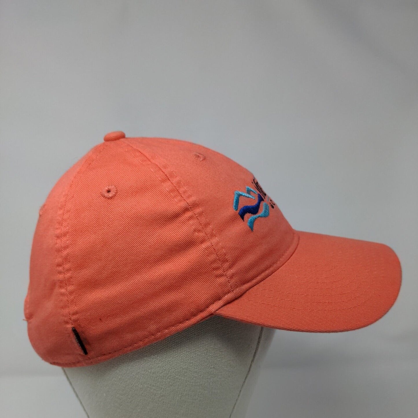 Meadow Creek Golf Resort Slideback Hat Pink OSFA Embroidered Legacy