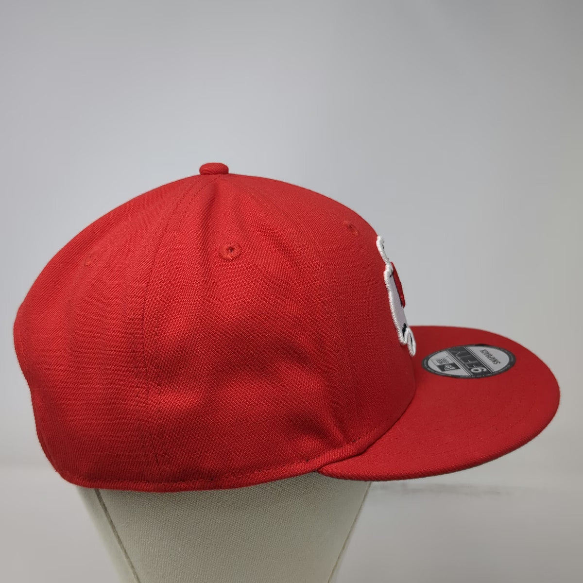 Kansas City Chiefs NFL New Era Snapback Hat Red One Size Flat Brim Arrowhead