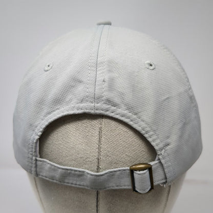 Baseball Cap Gray One Size USTA Member Tennis Flaming Ball Hat Slideback Buckle