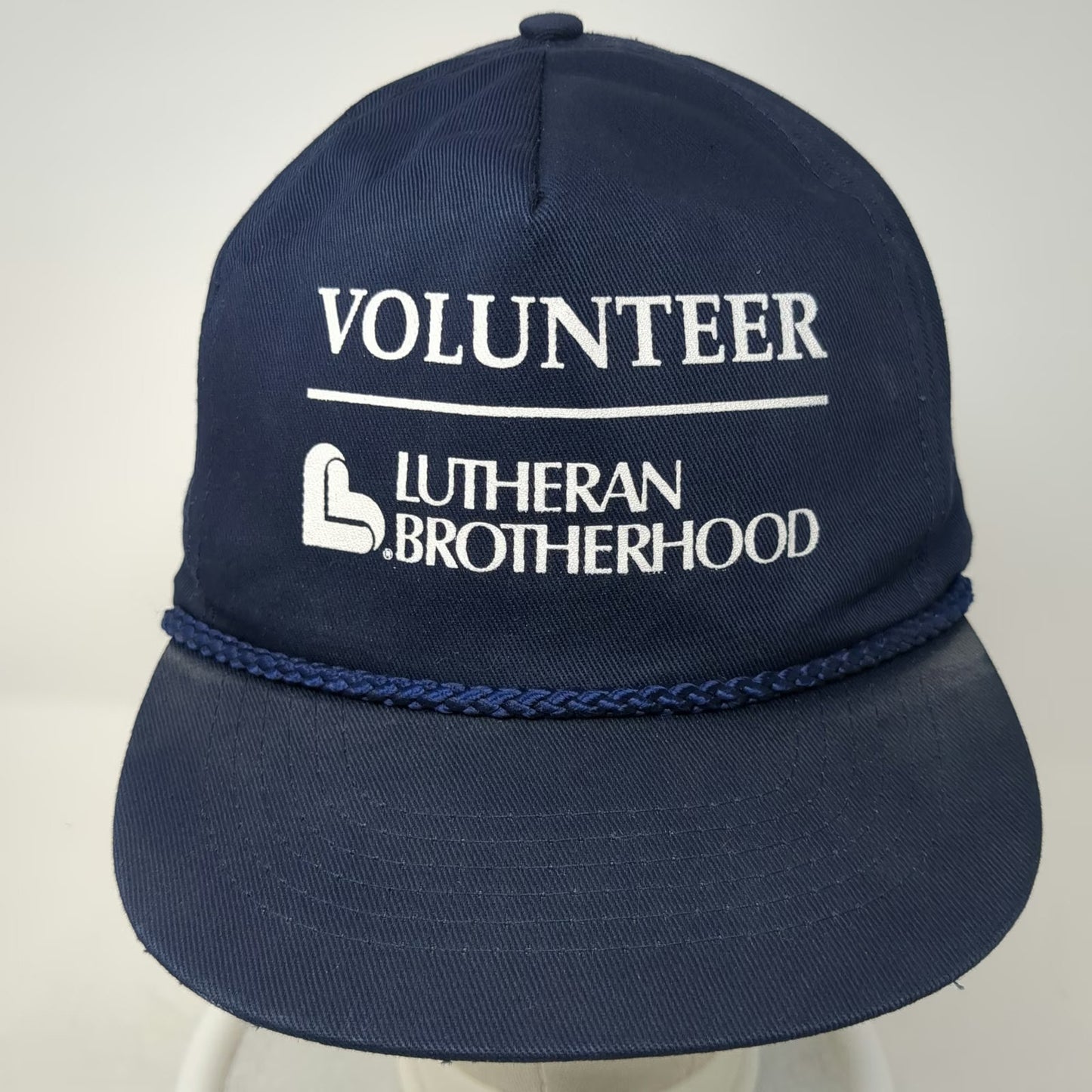 Loving & Associates 5 Panel Blue One Size Volunteer Lutheran Brotherhood Hat