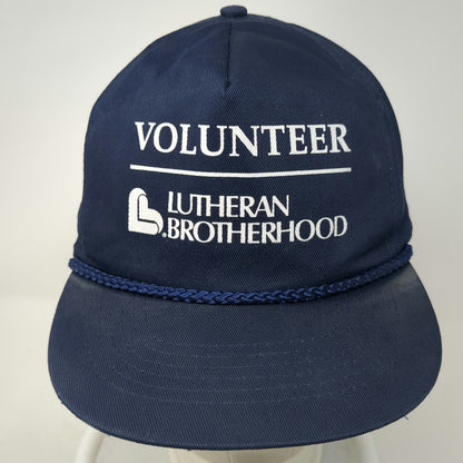 Loving & Associates 5 Panel Blue One Size Volunteer Lutheran Brotherhood Hat
