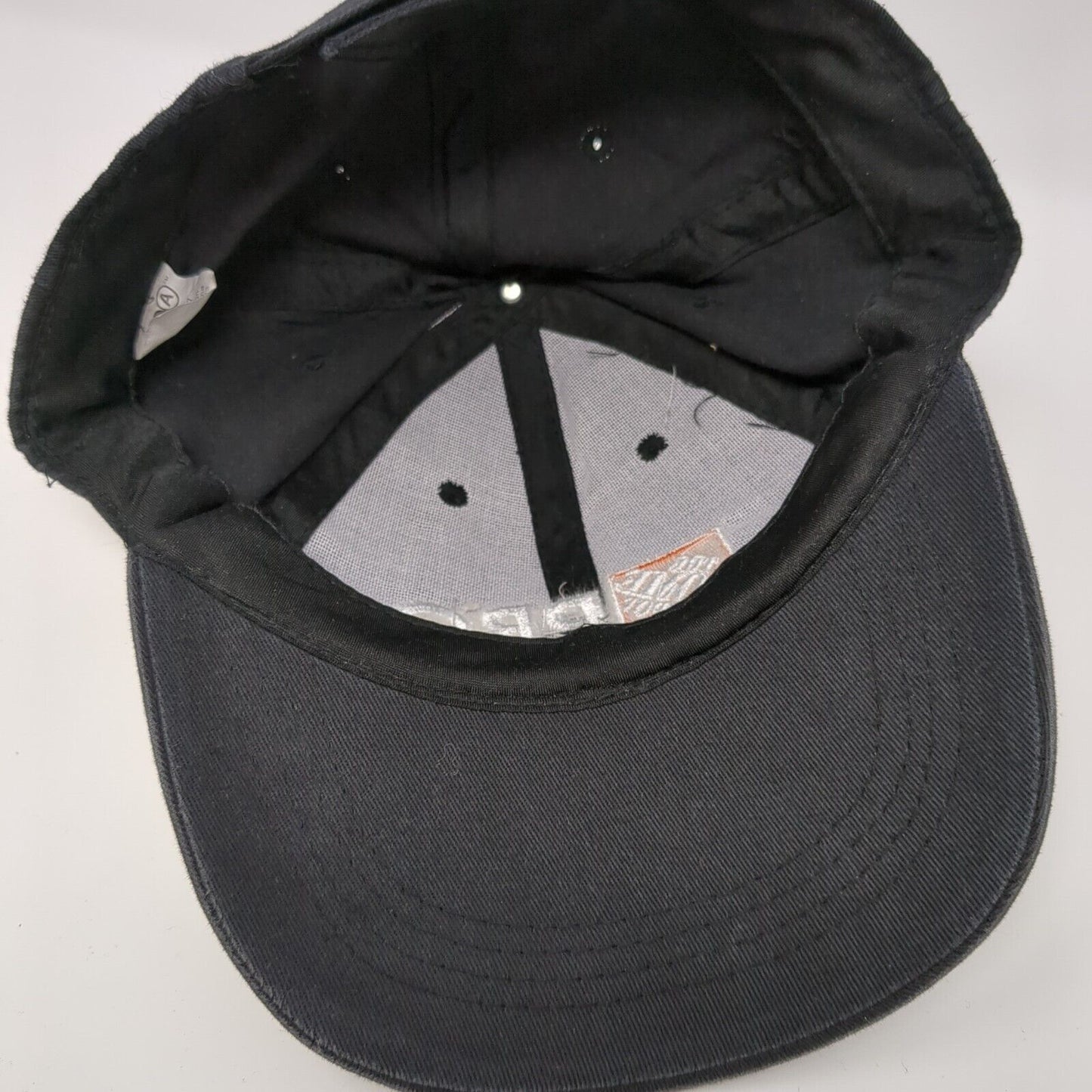 The Home Depot Pro Strapback Hat Black One Size Adjustable Embroidered BDA