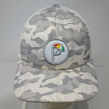 Puma Gray Arnold Palmer Camo Trucker Hat One Size Golf Umbrella P Patch Mesh
