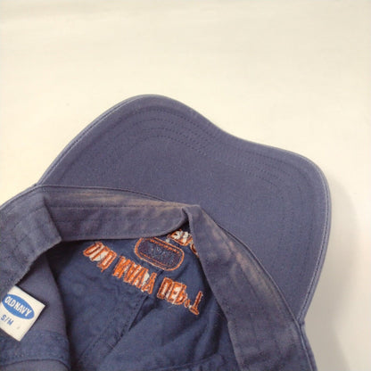 Vintage Old Navy Dept Athletics 2001 Slideback Hat Blue Size S/M Embroidered