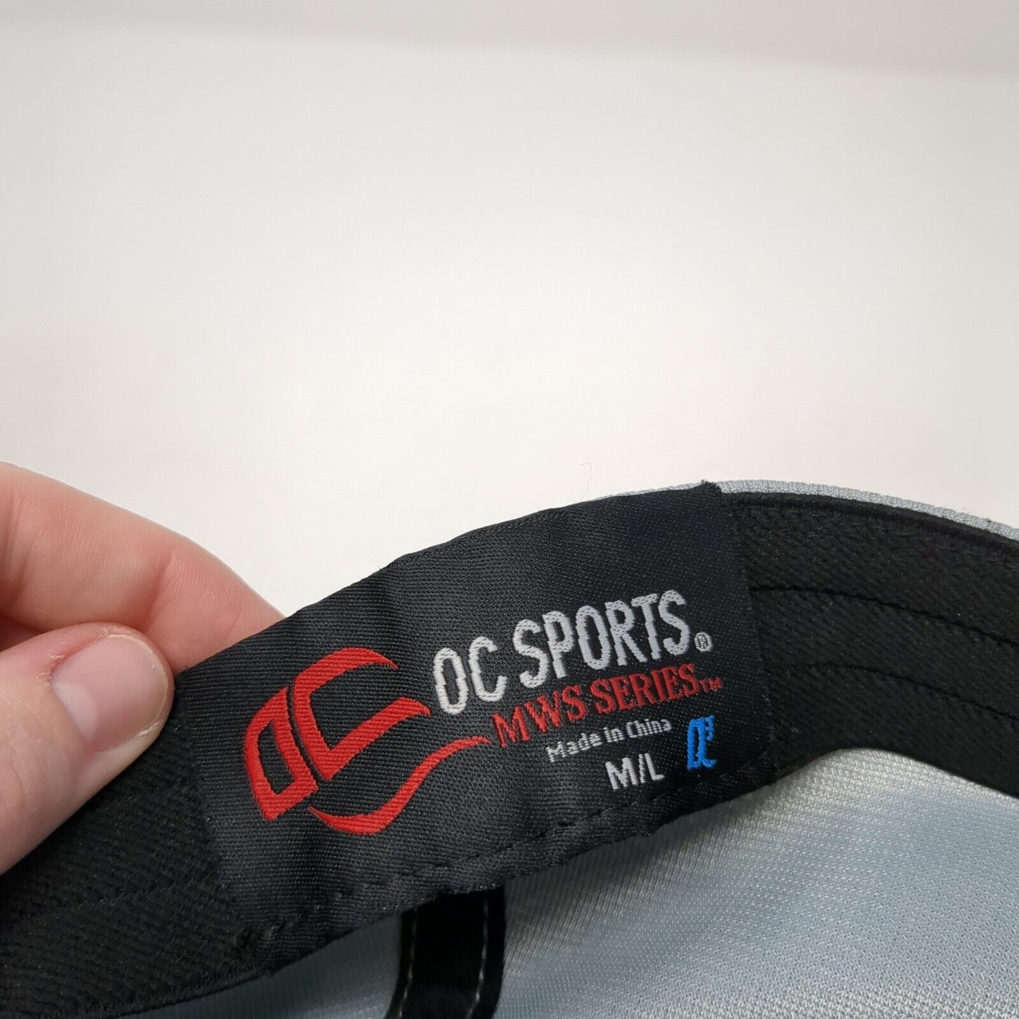Letter G Logo Fitted Hat Gray M/L Embroidered OC Sports MWS Series