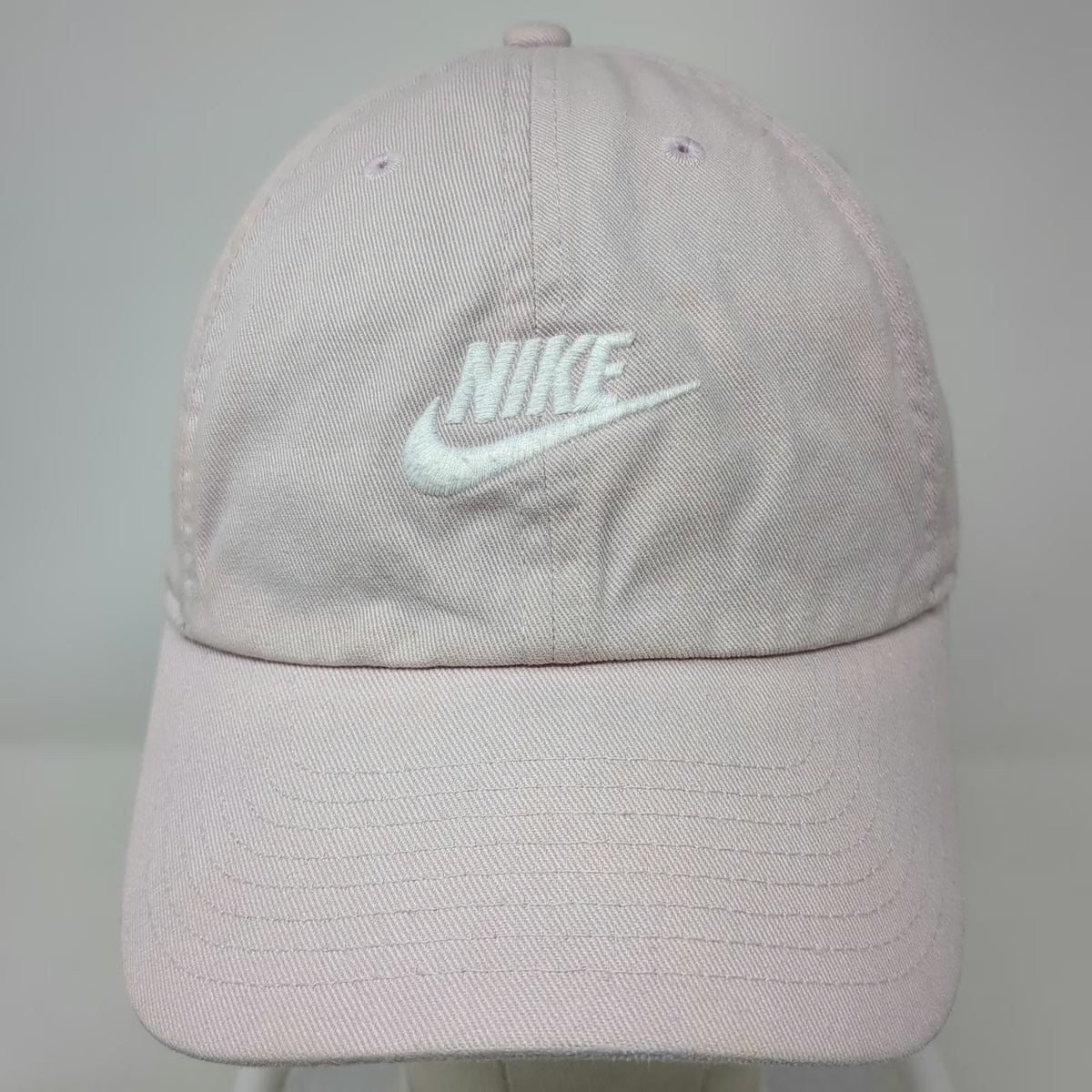 Nike Baseball Cap Pink One Size Heritage86 Slideback Swoosh Adjustable Logo Hat