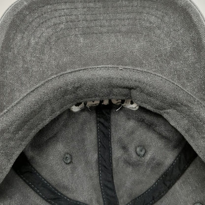 Beechfield Baseball Cap Gray OSFM Slideback Cotton Curved Brim Crisp Logo Hat