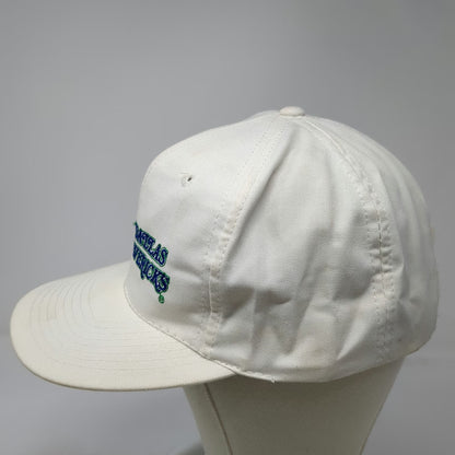 Dallas Mavericks NBA Twins Snapback White Blue Green Underbrim Logo Hat Vintage
