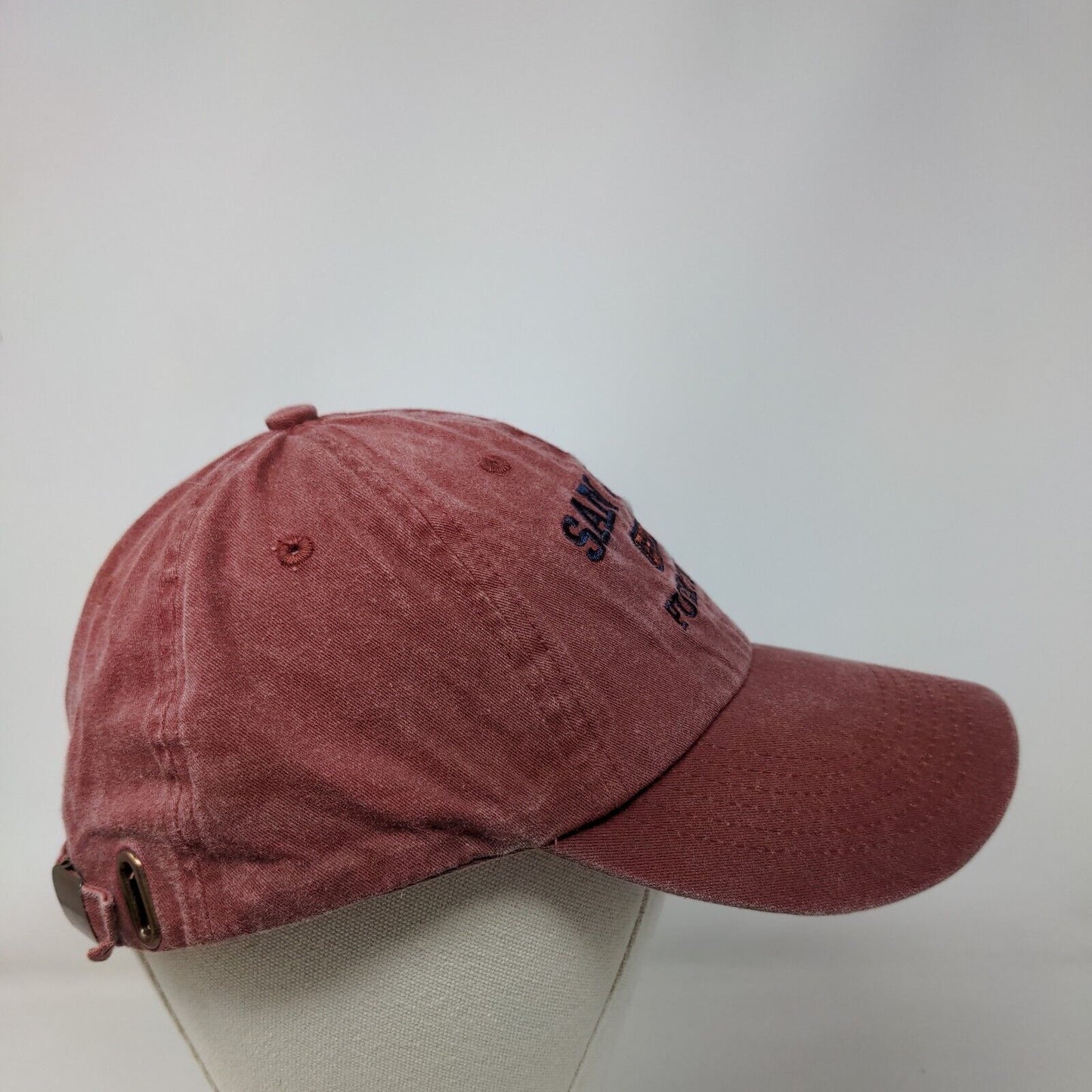 San Juan Puerto Rico Est. 1493 Slideback Hat Red OSFA Embroidered Ben Kaufman