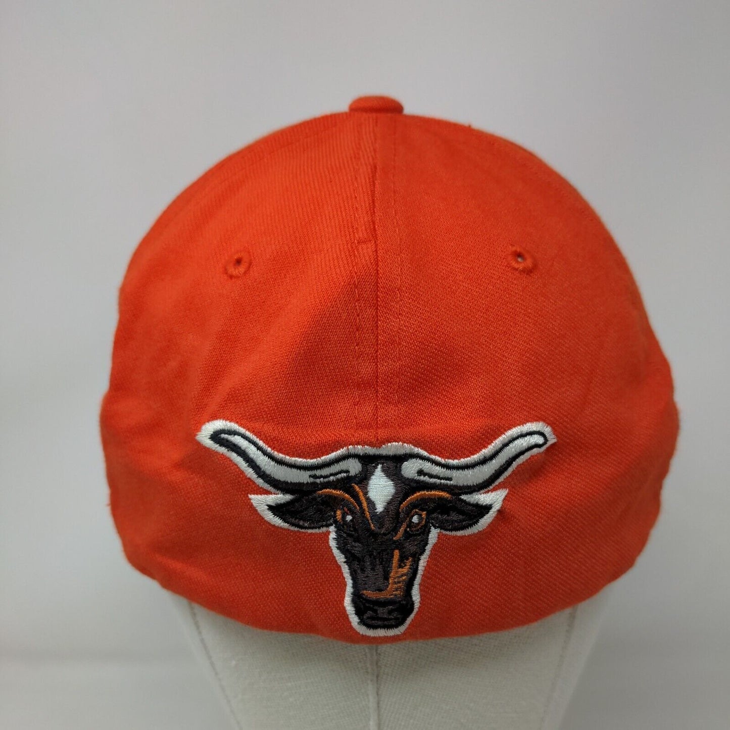 Richardson Fitted Hat Orange Size M/L Embroidered Logo M Longhorn