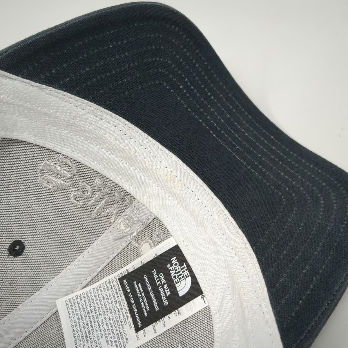 The North Face Trucker Hat Gray One Size Silvercreek Realty Group Mesh Snapback