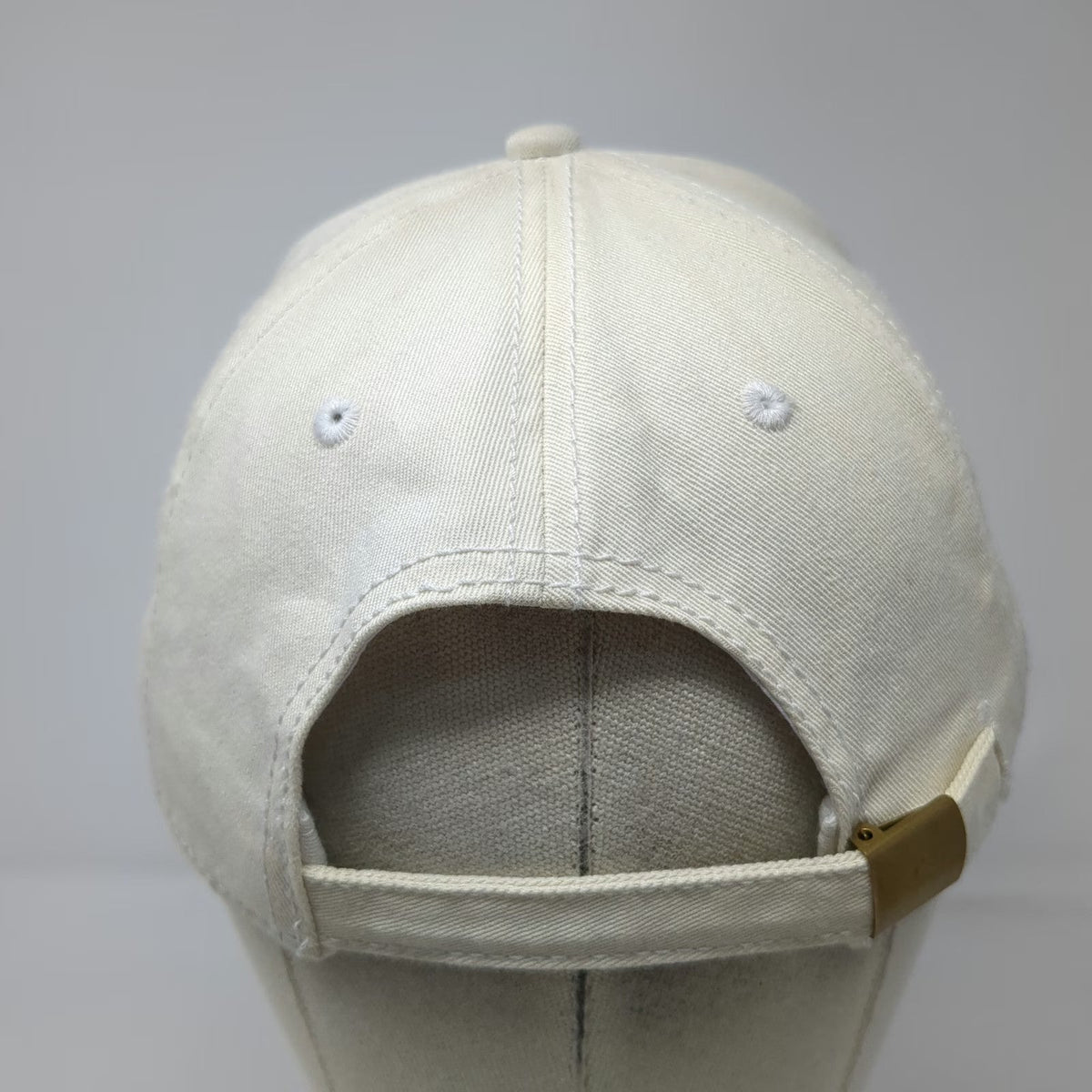 Otto Beechcraft Baseball Cap White One Size Slideback Side Logo 100% Cotton Hat