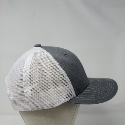 Champro Snapback Trucker Hat Gray OSFA HC5 Adjustable Mesh Back 6 Panel Blank