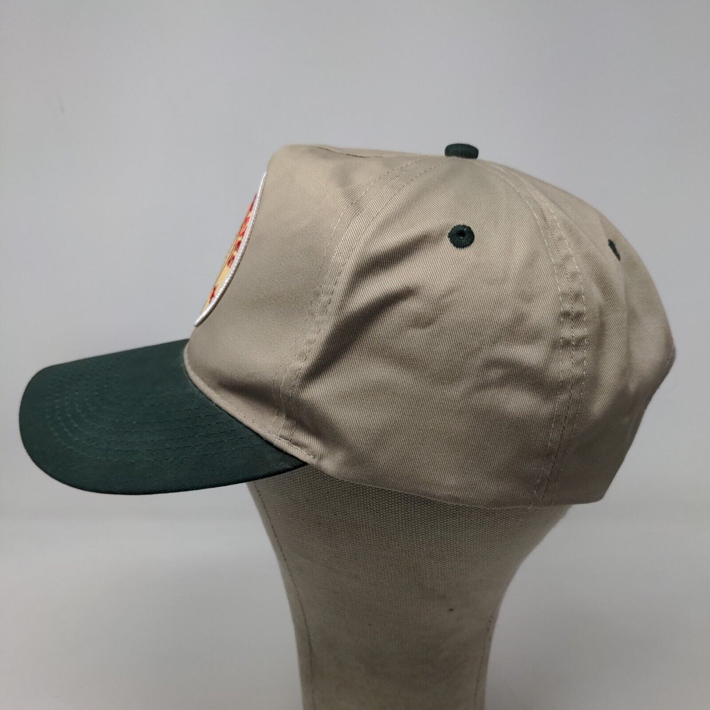 Otto Men's Snapback Hat Tan Green OSFM Embroidered United States Army Logo