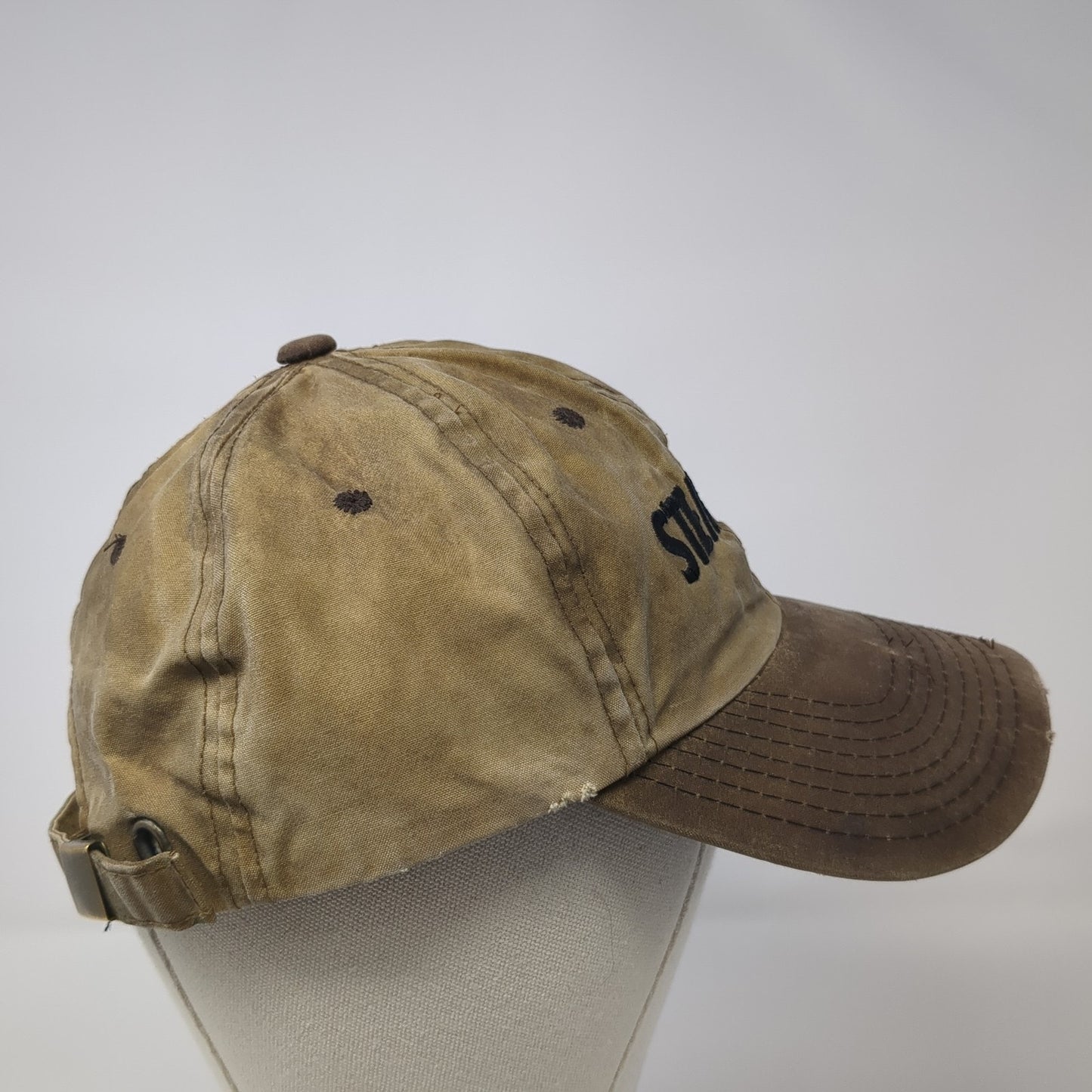 Steiner Slideback Baseball Cap Brown One Size Adjustable Embroidered Outdoor Cap