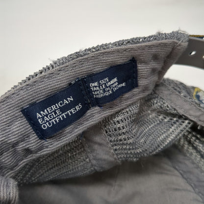 American Eagle Outfitters Trucker Hat Gray One Size El Capitan Rope Snapback Hat