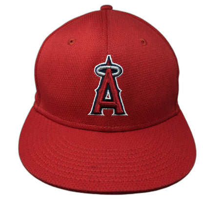 Los Angeles Angels MLB OC Sports Baseball Cap Red One Size Strapback Logo Hat