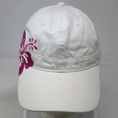 Arte & Metal s.A. Baseball Cap White One Size Costa Rica Hibiscus Flower Hat