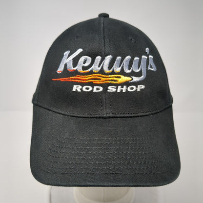 Kenny's Rod Shop Fitted Hat Black L-XL Embroidered 6 Panel Otto Flex
