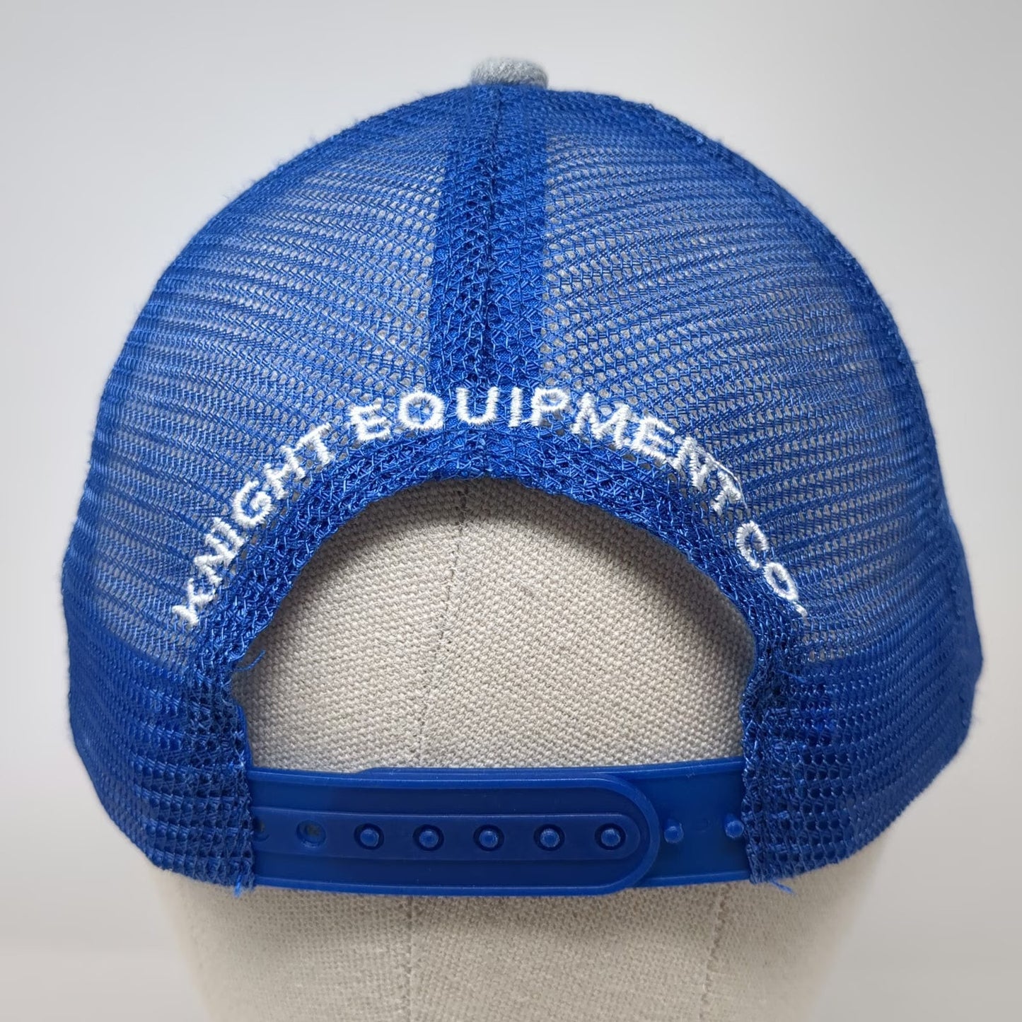Knight Equipment Co Trucker Hat Gray Blue Red One Size RMLA Ski Lift 2024 Mtn