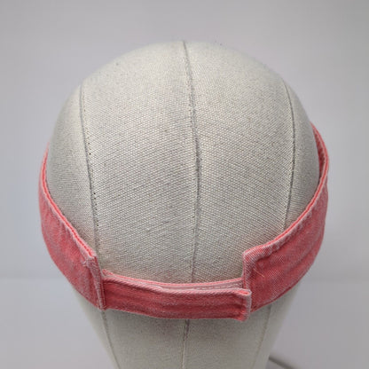 Gulf Shores Est. 1957 Sun Visor Hat Pink One Size Adjustable Embroidered Cotton