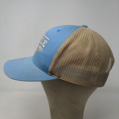 Exile Firearms Richardson Mens Snapback Mesh Back Hat Blue Style 112 Embroidered