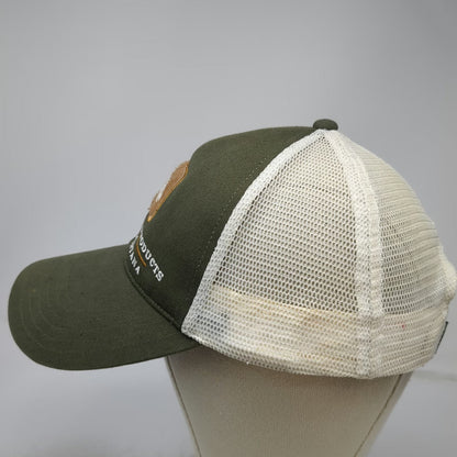Simms Trucker Hat Green One Size Fishing Products Bozeman Montana Mesh Snapback
